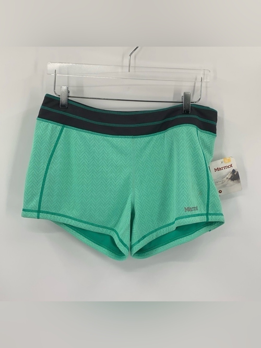 Marmot Essential shorts mesh quick drying green UPF30 hiking women new Large